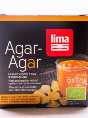 Agar-Agar, gelifiant pour dessets