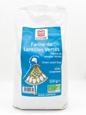 Farine de Lentilles Vertes