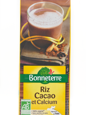 LAIT RIZ CACAO ET CALCIUM BONNETERRE